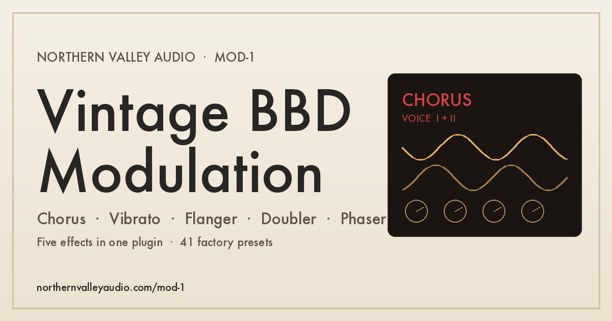 BBD Chorus Plugins: A Guide to the Five Modulation Effects Behind 80s ...